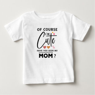 Cute girls word art baby T-Shirt