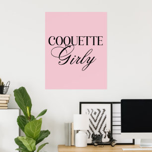 Cute Girly Bow Wall  Poster
