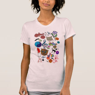 cute girly colour pattern T-Shirt