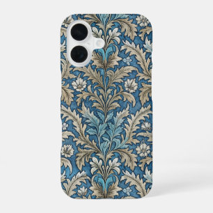 Cute Girly Floral Art Nouveau Design iPhone 16 Case