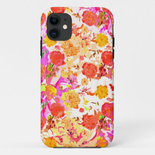 Cute girly flowers pattern Case-Mate iPhone case