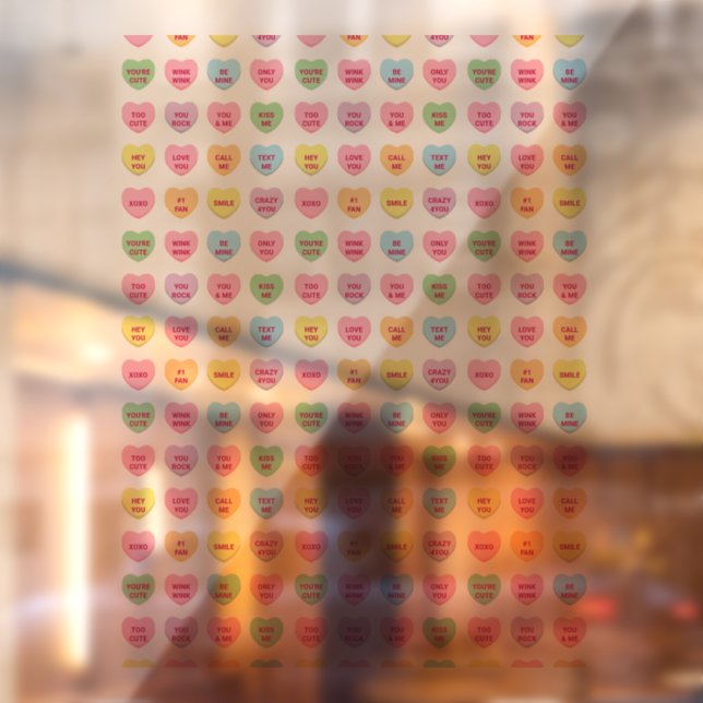 Cute girly fun conversation hearts Valentine's Day (Sheet 2)