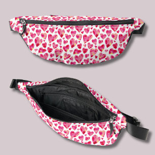 Cute Girly Heart Bum Bags