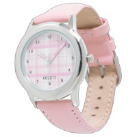 Cute Girly HEARTS PINK PATTERN eWatch Watch