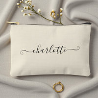 Cute Girly Minimalist Custom Name | Natural White
