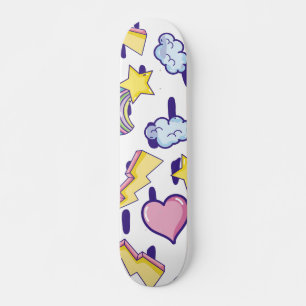 Cute Girly Pattern Skateboard