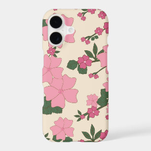 Cute Girly Pink Flower Pattern 