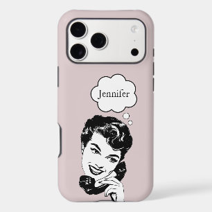 Cute Girly Retro Vintage Phone iPhone / iPad case