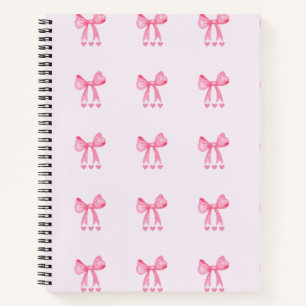 Cute girly spiral notebook