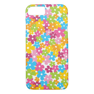 Cute girly spring flowers pattern Case-Mate iPhone case