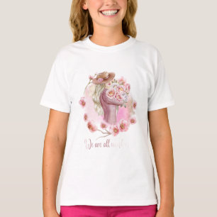Cute Girly T-Shirt Stylish Women's Graphic Tee