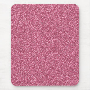 Cute girly trendy fashionable bubble gum pink mouse pad