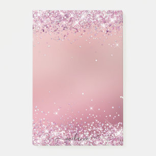 Cute glitter name Post-it® Notes