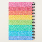 Cute Glitter Rainbow Stripes Colourful Name Sketch