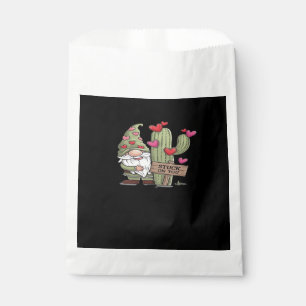 Cute Gnome Cactus Stuck On You Word Pun Playful De Favour Bags