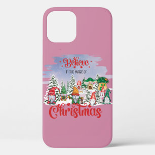 Cute Gnome Celebrating Christmas Holiday iPhone 12 Pro Case