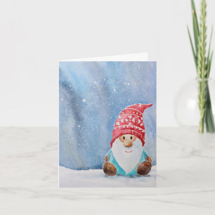 Cute Gnome Christmas Card