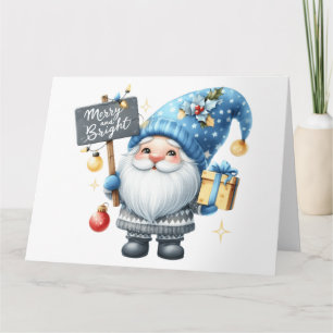 Cute Gnome Christmas Card