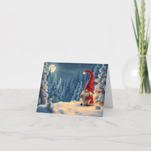 Cute gnome Christmas Card