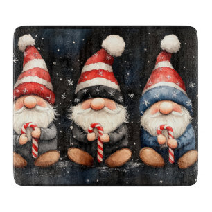 Cute Gnome Christmas Cutting Board