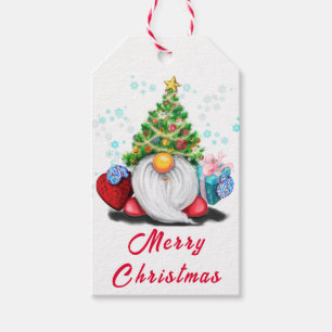 Cute Gnome Christmas Gift Tags 
