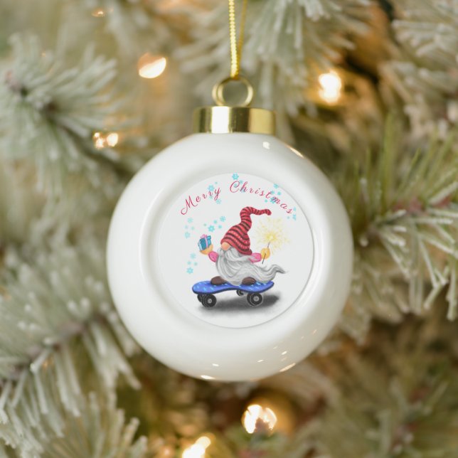 Cute Gnome Christmas Ornament (Tree)