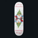 Cute Gnome Christmas Skateboard<br><div class="desc">Skateboards with Cute Gnome with Christmas Tree Hat and Gift Funny Drawing Skateboard - Customizable - or Choose / Add Your Unique Text / Name / Color - Make Your Special Gift - Resize and move or remove and add elements / text with customization tool ! Drawing and Design by...</div>