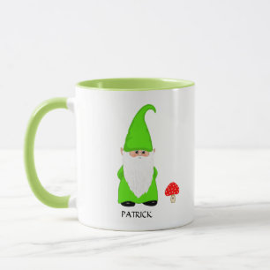 Cute Gnome Dressed in Green Mug