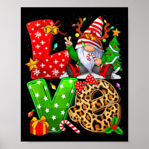 Cute Gnome Family Christmas For Women Men - Love G Poster