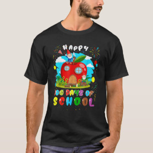 Cute Gnome Happy 100 Days Of School Students Teach T-Shirt