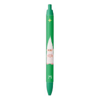 Cute Gnome Holding a Heart & Monogram on Green
