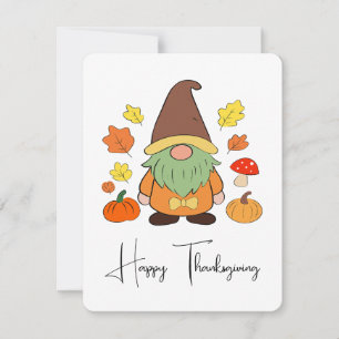 Cute Gnome  Holiday Card
