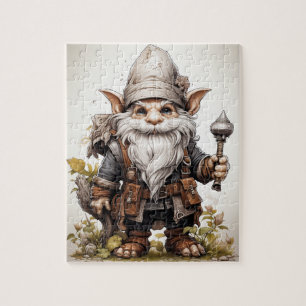 Cute Gnome Jigsaw Puzzle