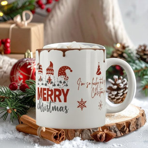 Cute Gnome Merry Christmas Coffee Mug