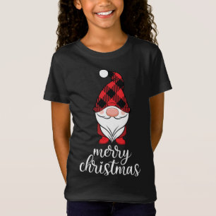 Cute Gnome Merry Christmas family matching pajama  T-Shirt