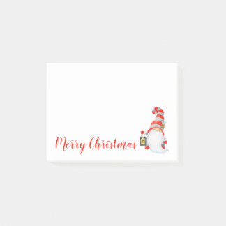 Cute Gnome Merry Christmas Post-it Notes