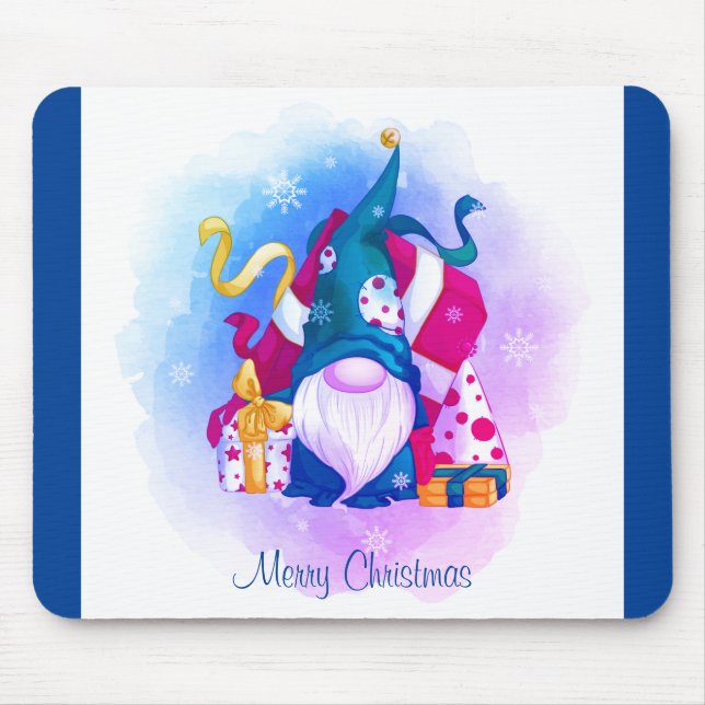 Cute Gnome Mouse Pad (Front)