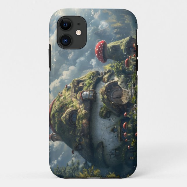 Cute gnome ,mushroom house  Case-Mate iPhone case (Back)