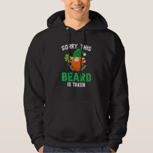 Cute Gnome This Beard Is Taken Happy St Patricks D Hoodie