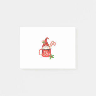 Cute Gnome with Hot Cocoa Post-it Notes