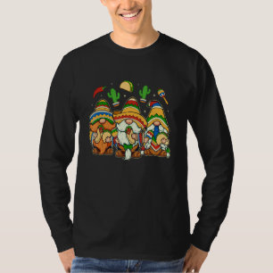 Cute  Gnomes  Cinco de Mayo  Mexican Food T-Shirt