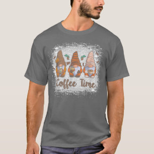 Cute Gnomes Coffee Time Caffeine T-Shirt