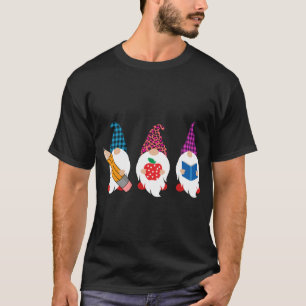 Cute Gnomes Funny Back To School Gift Teacher and T-Shirt