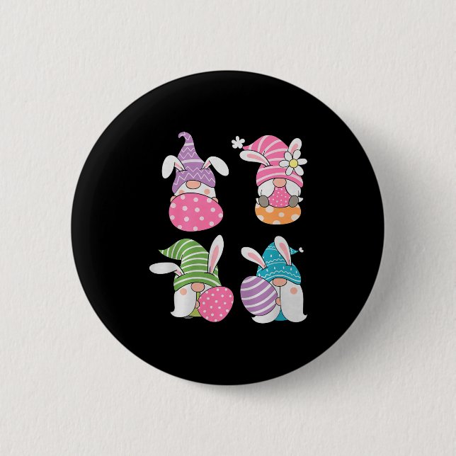 Cute Gnomes Premium Tri-blend  6 Cm Round Badge (Front)