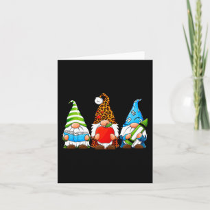 Cute Gnomes Students Teacher Gnome Tee Fun Back To Card