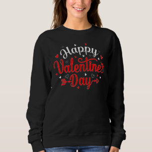 Cute Gnomes Valentines Love Leopard Plaid Couple M Sweatshirt