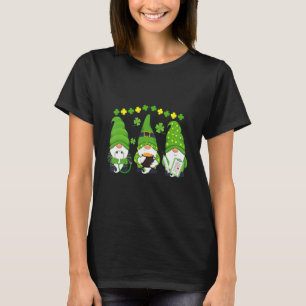Cute Gnomies Nurse Happy St. Patrick's Day Irish T-Shirt