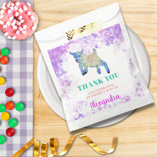 Cute Goat Birthday Party Thank You Favour Bags