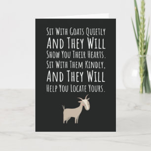 Cute Goat Cards Farm Animal Pet Owner Farmer