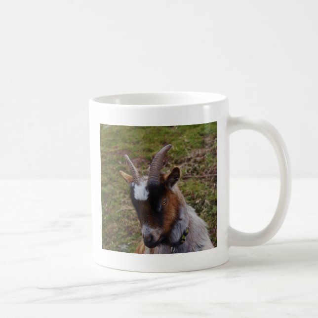 Cute Goat. Coffee Mug (Right)